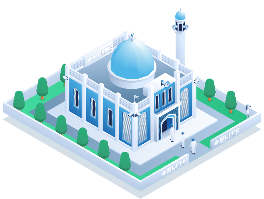 Masjid 8 Cameras Audio Fixed Mini Bullet 5 Megapixels Package 20M IR with Installation 3 years warranty!