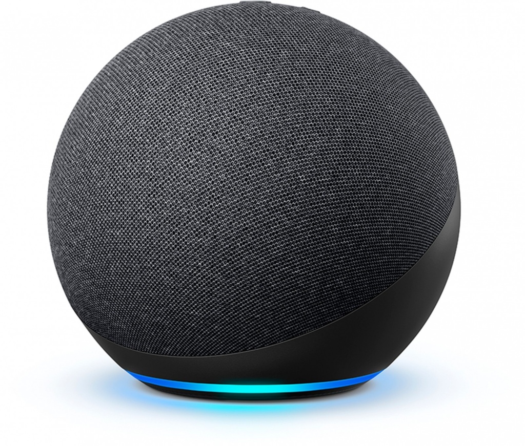 Echo (4th generation) | Premium sound Wi-Fi and Bluetooth smart speaker with Dolby, smart home hub and Alexa | Charcoal