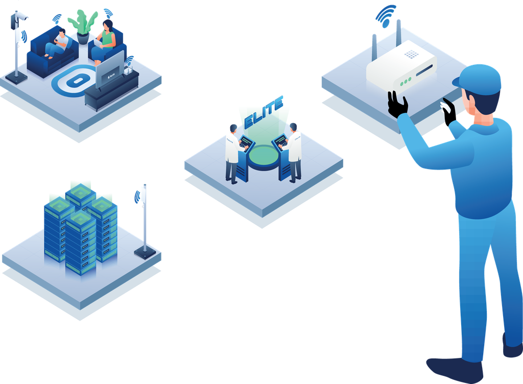 Network & WiFi Service Delivery (Only ELITE Customers)