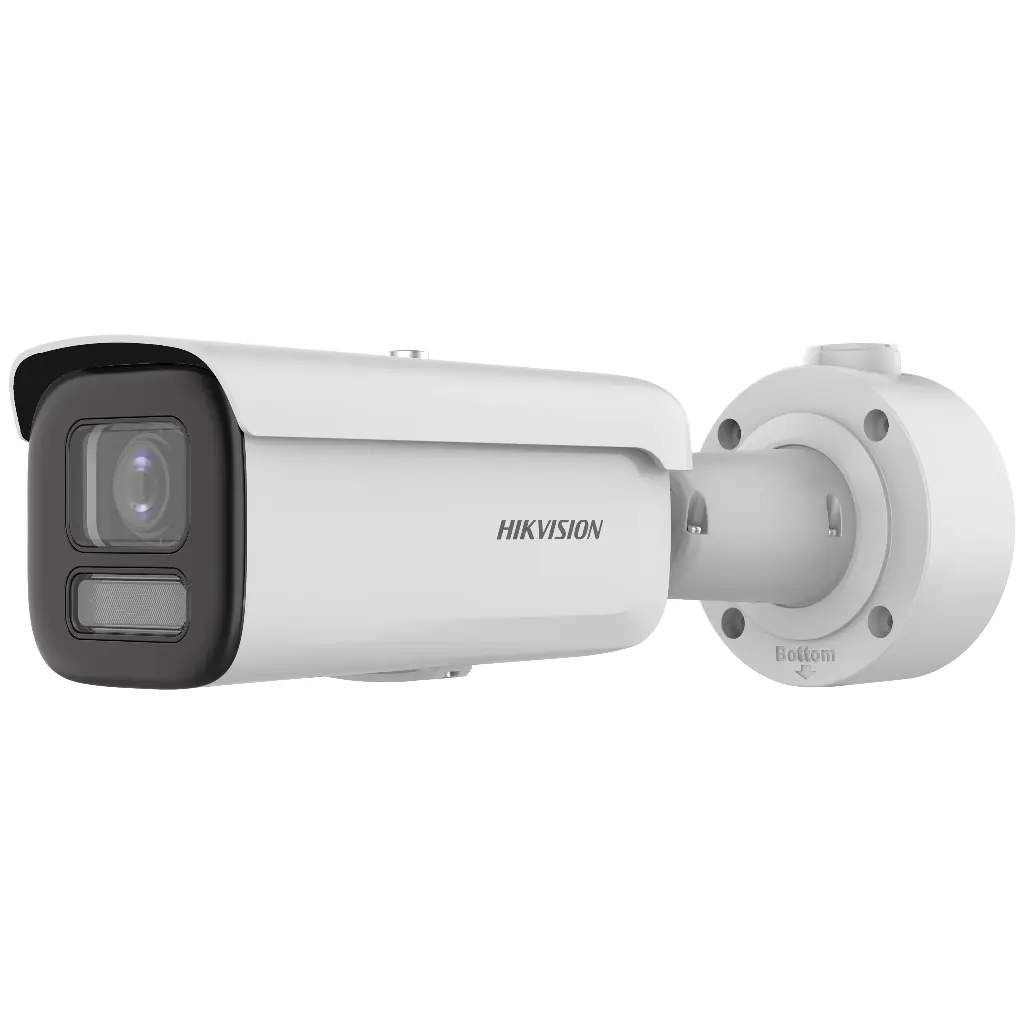 6 MP Smart hybrid light with Darkfighter S Motorized Varifocal Bullet Network Camera 